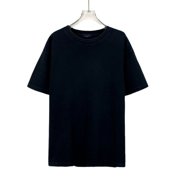 Louis Vuitton Staples Edition Black Crewneck T-Shirt M Cotton Blend Unisex - Picture 1 of 8